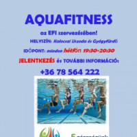 Aquafitness az EFI szervezésében!